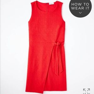 Beautiful red wrap dress from loft